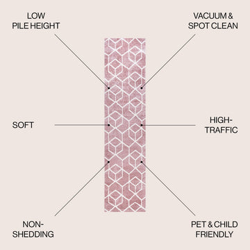 Tumbling Blocks Modern Geometric Area Rug 2